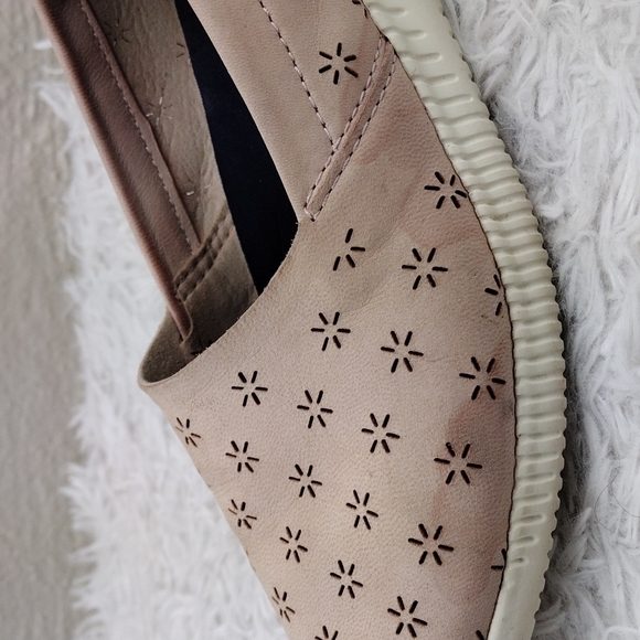 Cole Haan Studio Grand Peach Blush Perforated Nubuck Slip On Sneaker Loafer Shoe - Picture 11 of 16